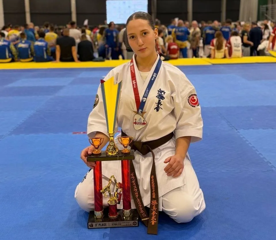 Дніпрянка Владислава Слівченко виборола «бронзу» чемпіонату Європи з кіокушин-карате