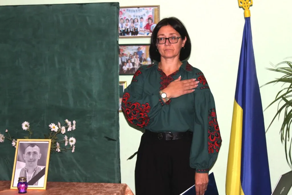 У селі Саф’янівської громади відкрили меморіальну дошку на честь полеглого Героя