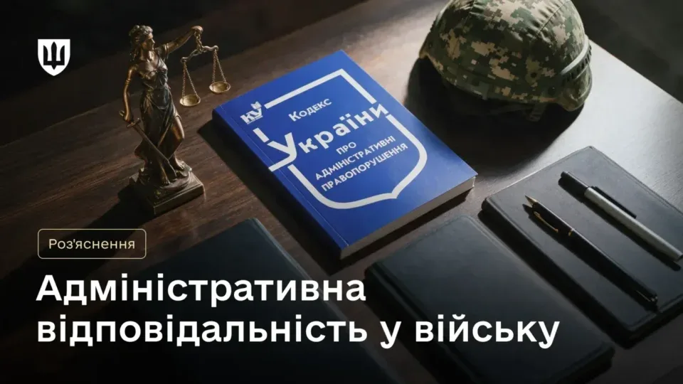 Адміністративна відповідальність військовослужбовців: які санкції передбачені за які правопорушення 