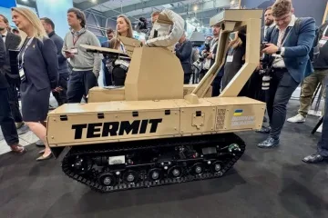 Український роботизований комплекс TerMIT представили на оборонній виставці в Празі