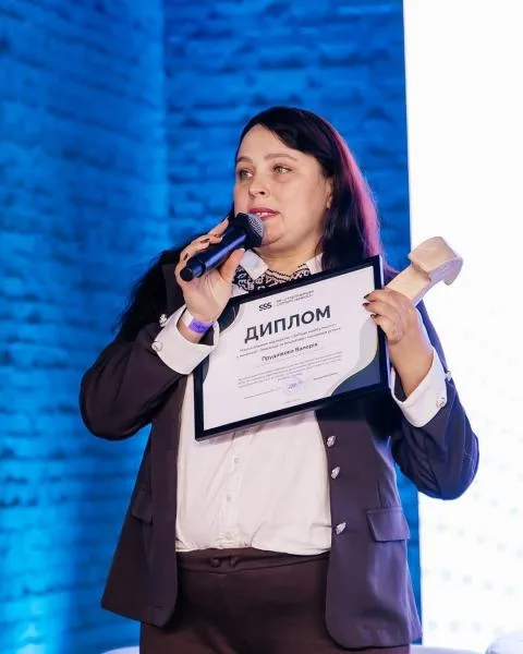 Голова Ради ВПО Калуської громади Валерія Пруднікова отримала національну відзнаку «ЗаРади майбутнього»