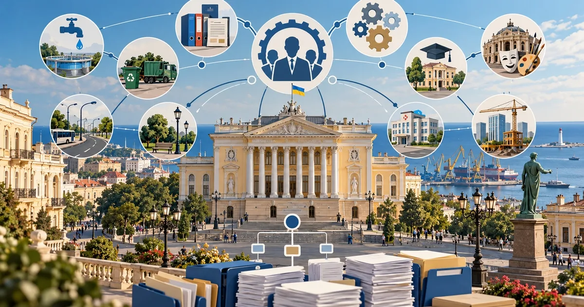 Навіщо Одесі 45 виконавчих органів і хто за що відповідає