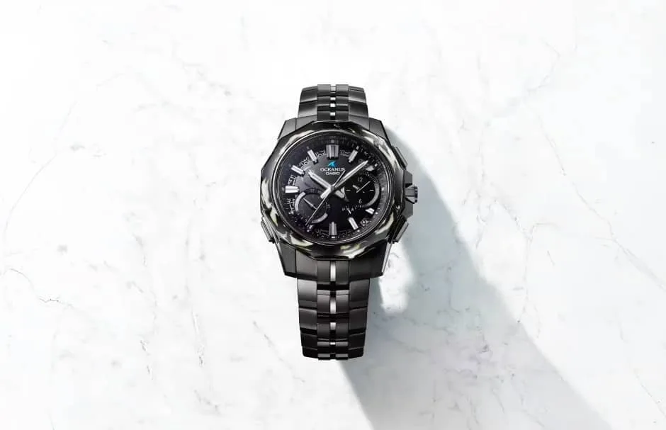 Casio выпустила Oceanus Manta с уникальным мраморным безелем и тиражом всего 300 штук