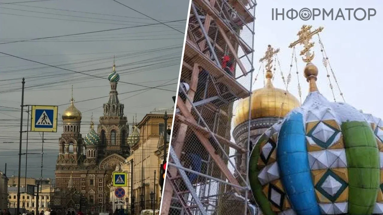 В Петербурге сняли строительные леса со Спаса на Крови - по местной легенде, это предвещает беду