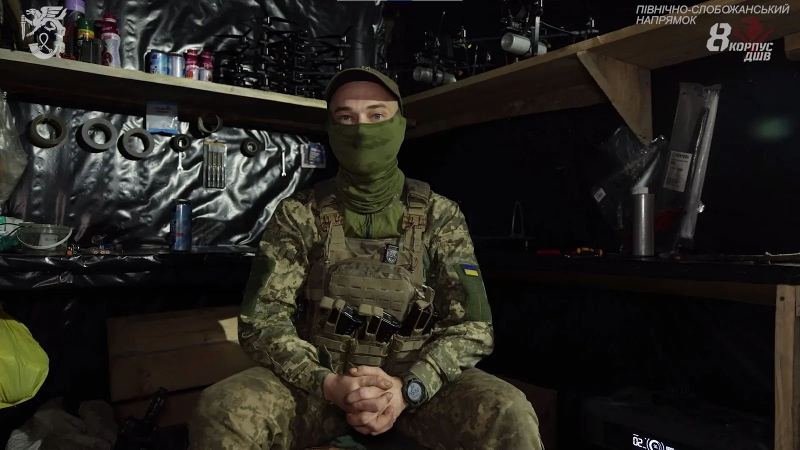 Наш пілот сидить у бліндажі