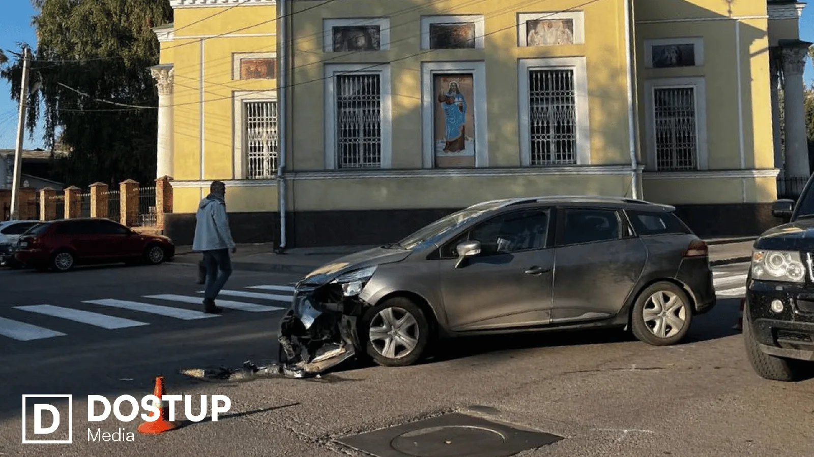 У центрі Кропивницького сталася ДТП: чоловік отримав травми
