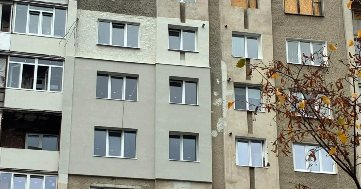 У Франківську за понад 600 тис. грн відновили пошкоджений шахедом будинок на Коновальця
