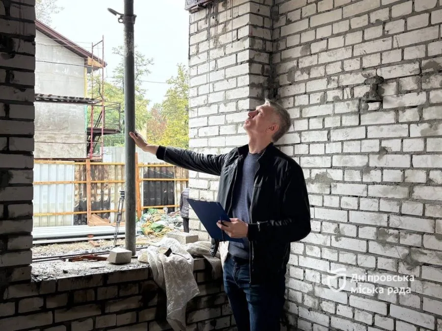 Вул Старокозацька 65 у Дніпрі відновлення після влучання шахеду