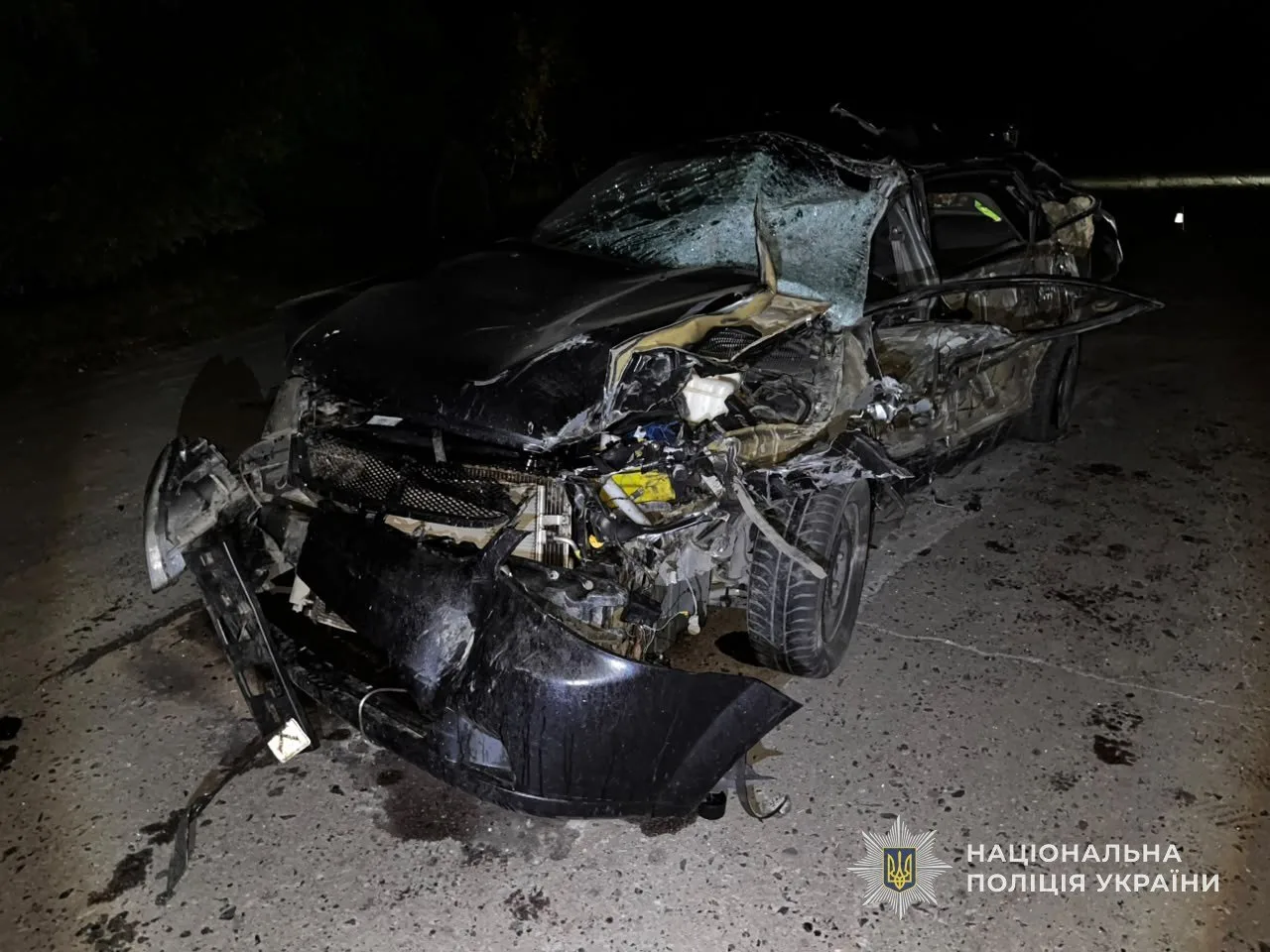 На Охтирщині загинув п’яний водій легковика, який врізався у причіп