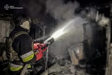 У двох районах Тернопільщини ліквідували пожежі, спричинені атакою російських дронів