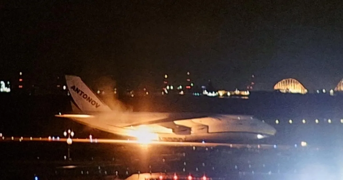 В аеропорту Японії загорівся український літак Ан-124 «Руслан»
