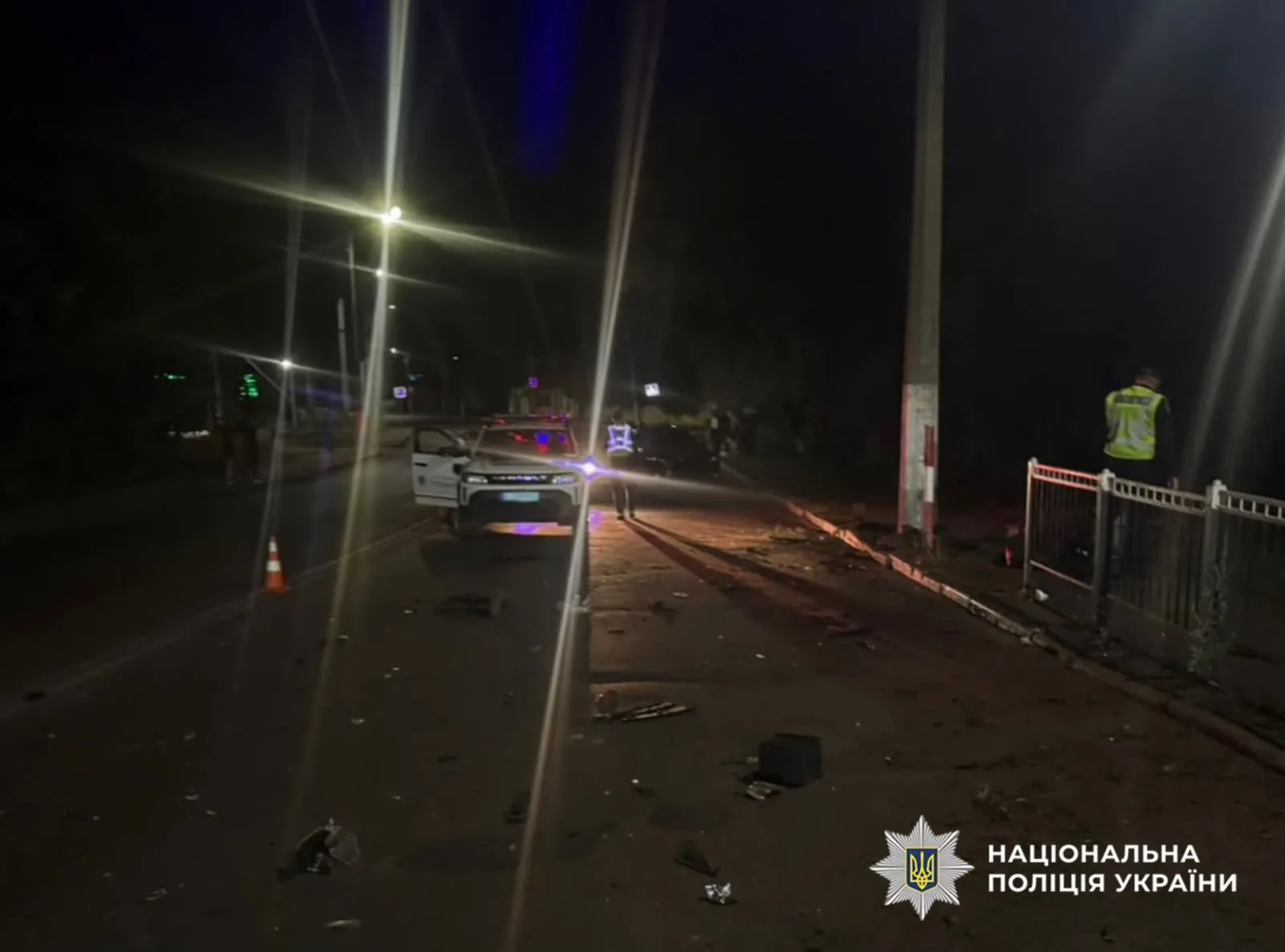 Наслідки нічної ДТП на вулиці Покровській
