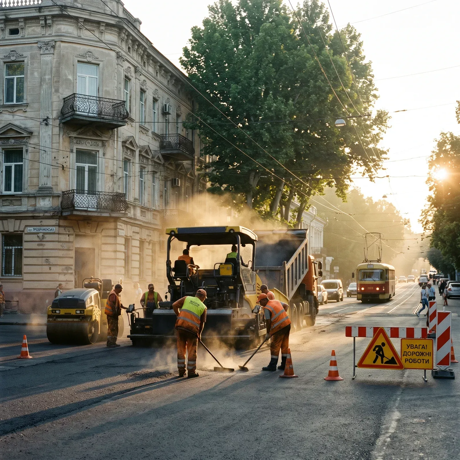 Дорожні роботи 29 жовтня: в Одесі ремонт дворів, тротуарів і зупинок за тим самим переліком