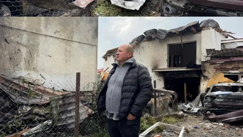 На Львівщині російський дрон зруйнував будинок лікаря Юрія Маголи: чоловік дивом урятувався