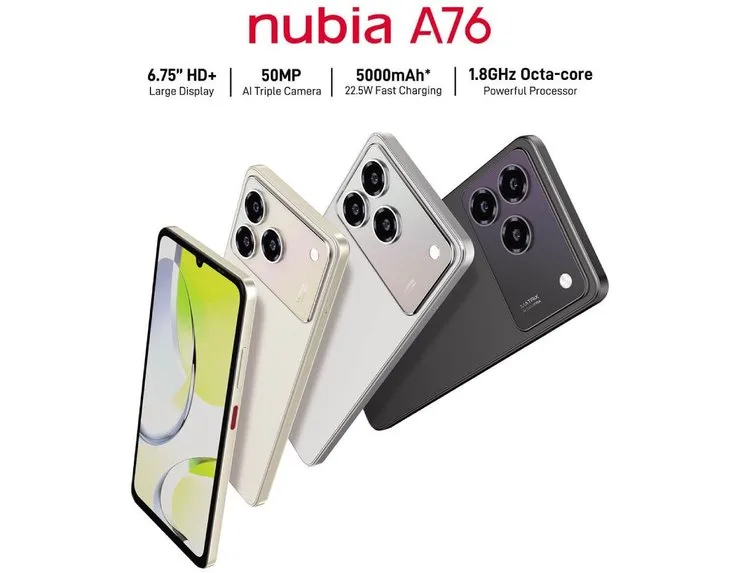 Смартфон Nubia A76 4G