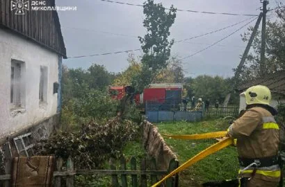 Порятунок дітей під час пожежі в житловому будинку в селі Софіївка