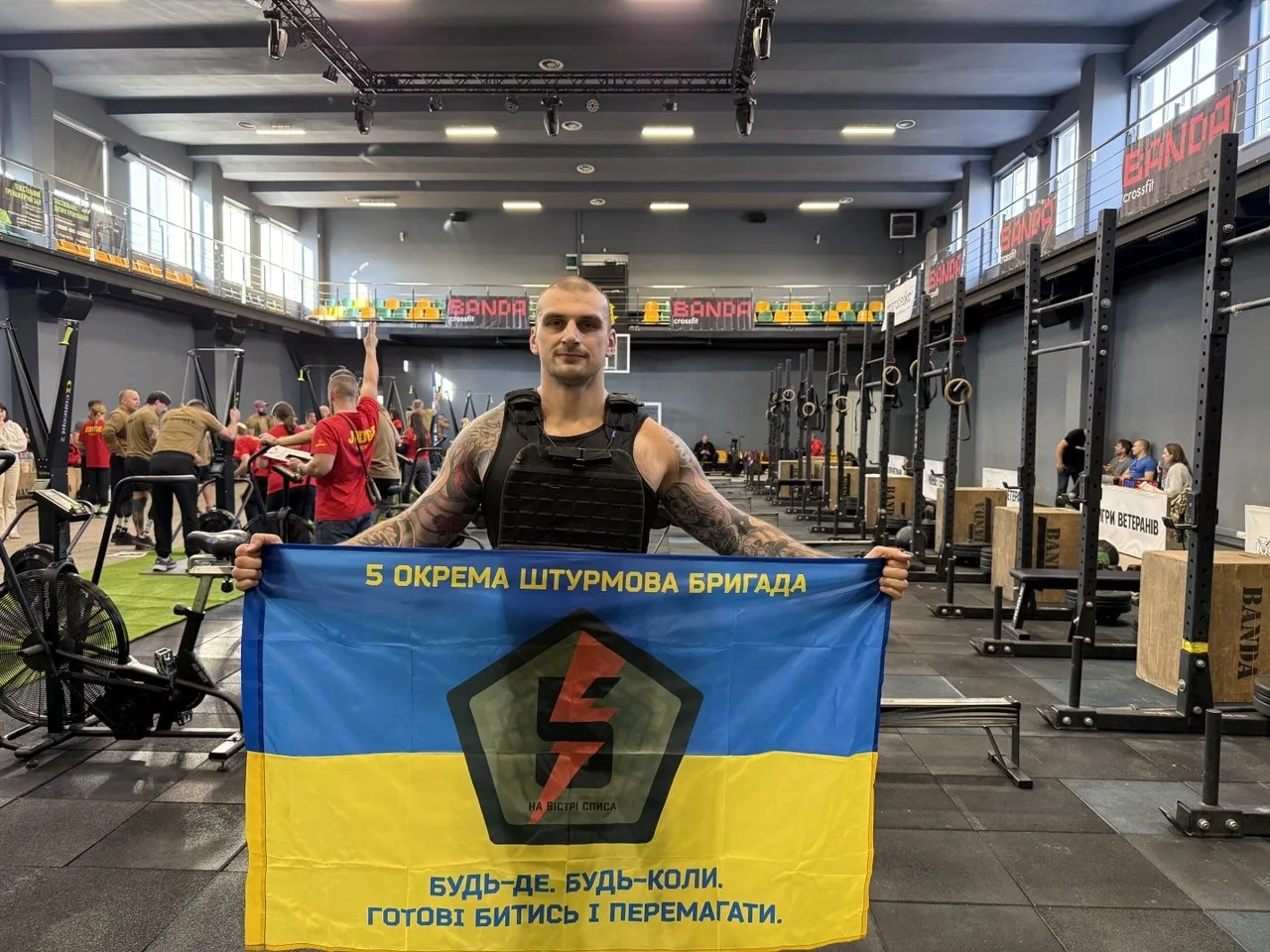 Ветеран 5 ї штурмової бригади Андрій Болобан — переможець “Ігор ветеранів” у дисципліні кросфіт
