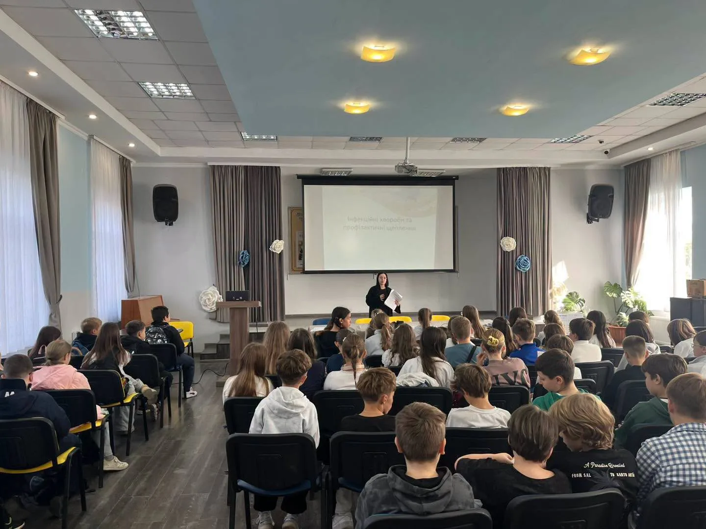 Ужгородським школярам розповіли про вірус папіломи людини та профілактику інфекцій