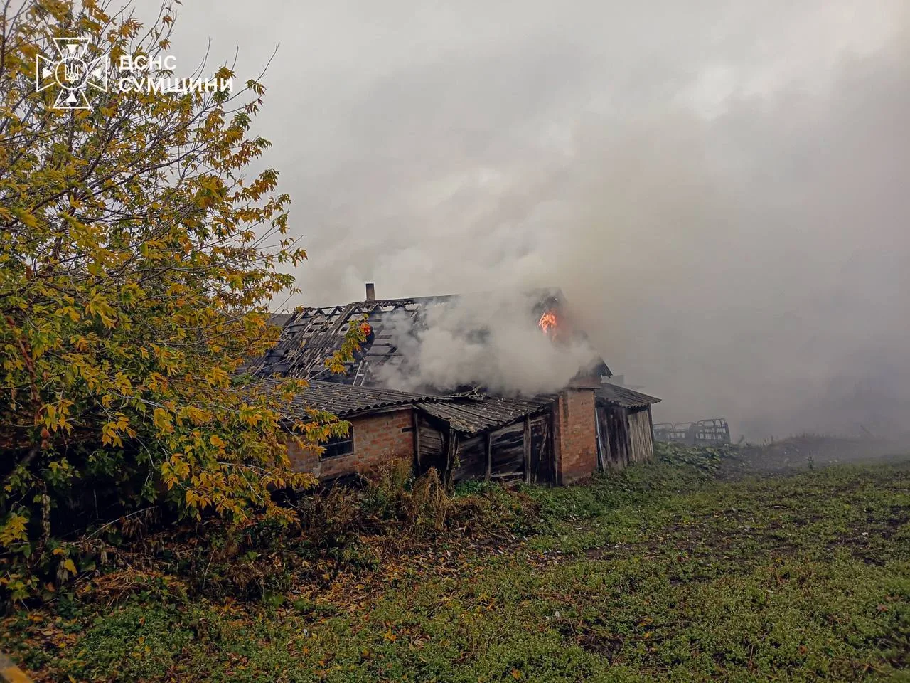 На Роменщині на пожежі загинув 82-річний чоловік