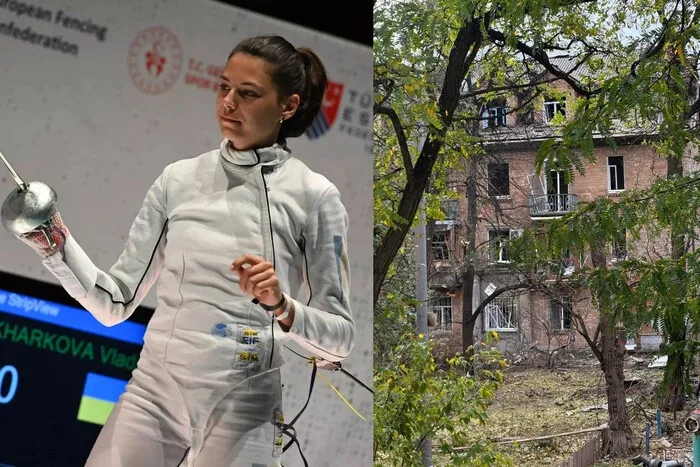 Будинок чемпіонки світу з фехтування Влади Харькової постраждав внаслідок обстрілу Києва