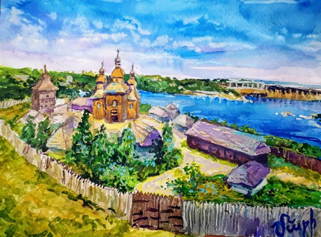 Авторські картини запорізької художниці Маріанни Смбатян, виконані в різних техніках.