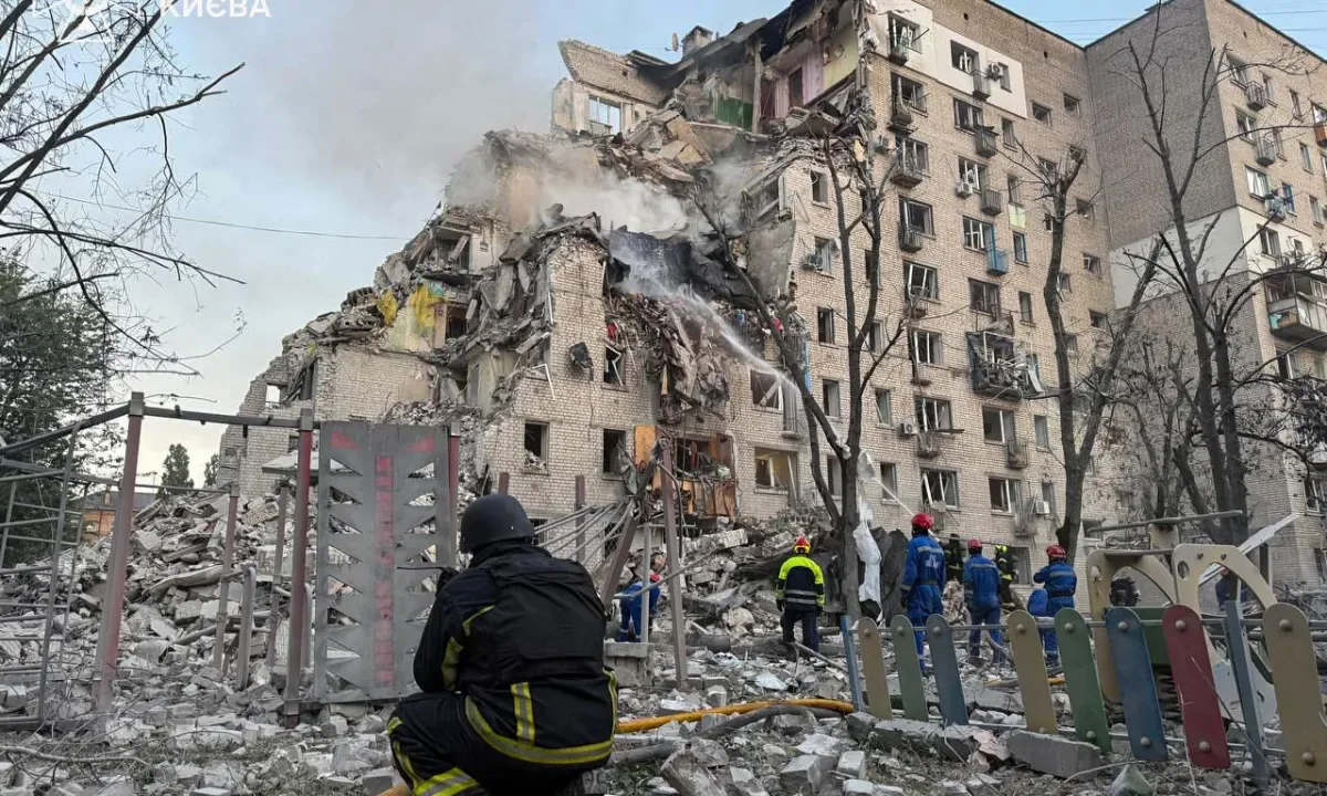 Взрывы в Киеве: столицу атаковали реактивные БПЛА