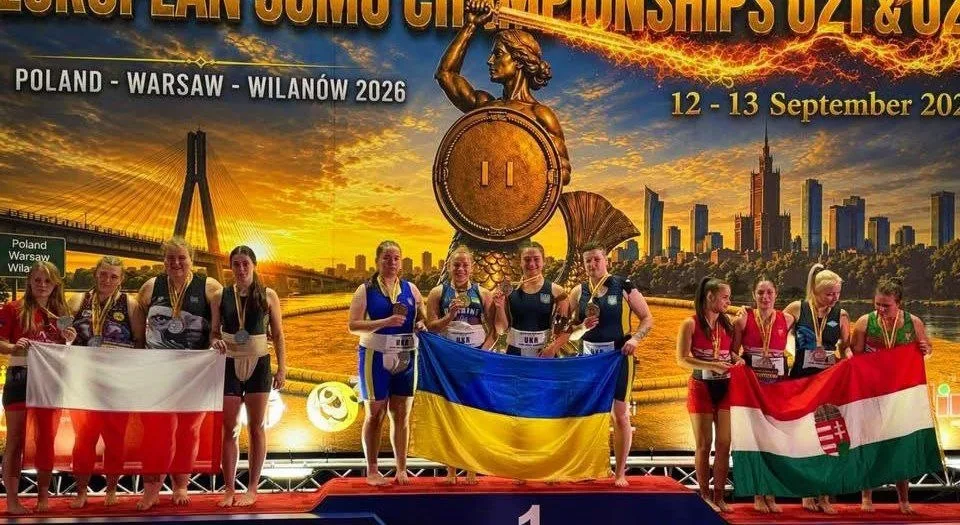 Два золота, срібло та бронза: студентка з Дніпра здобула чотири медалі на чемпіонаті Європи із сумо