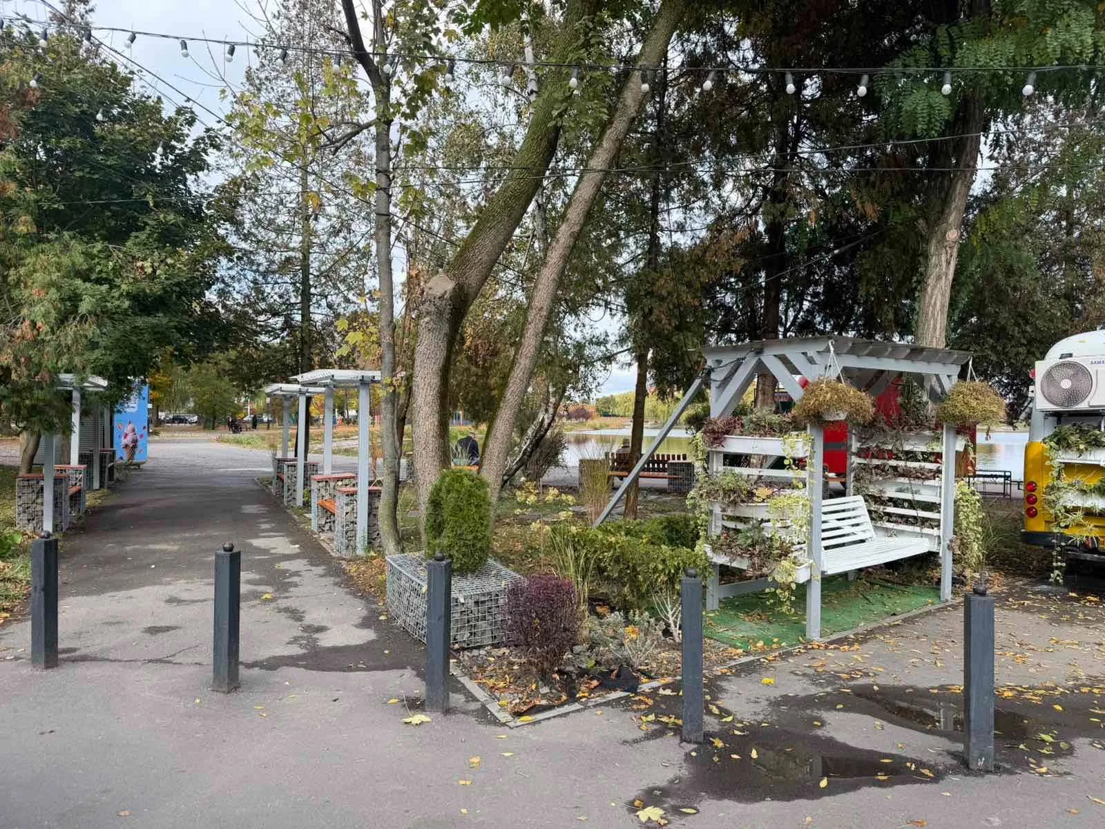 У Коломиї підприємець облаштовує територію біля озера, роблячи свій внесок у її розвиток та впорядкування