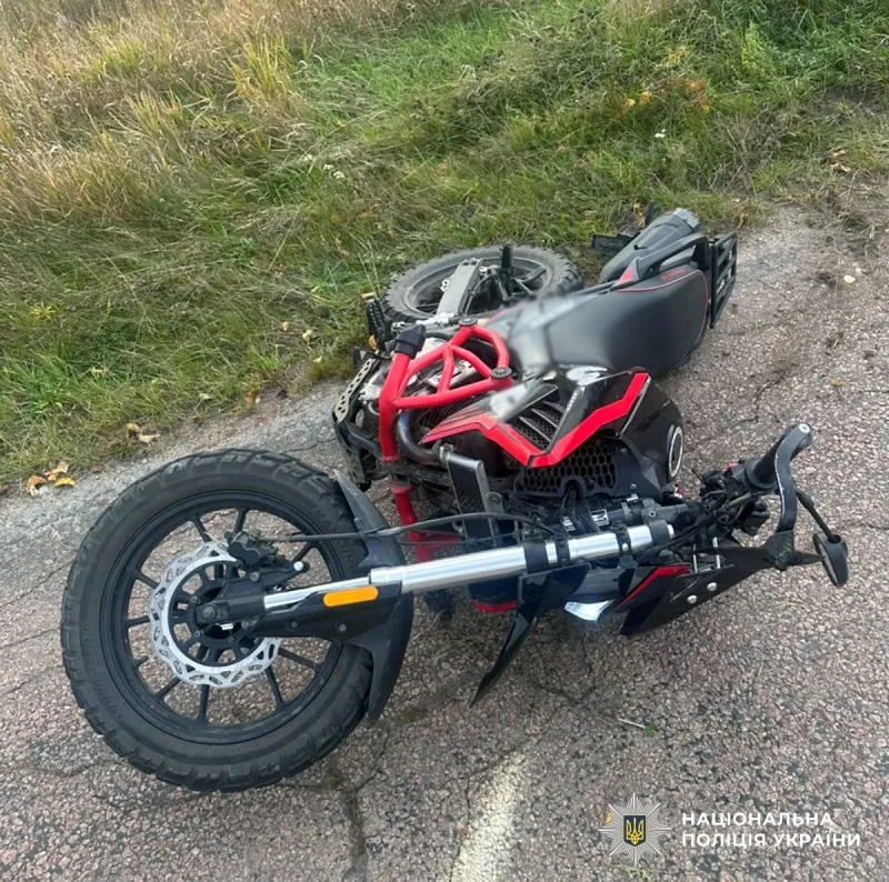 Падіння з мотоцикла біля Більківців завершилося трагічно