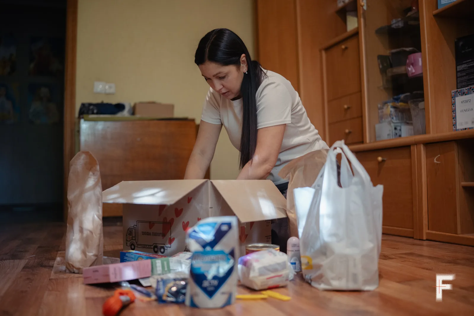 Посилка для відправки в окуповані Олешки, Херсон, Херсонська обл., Україна, 30 вересня 2026 року.