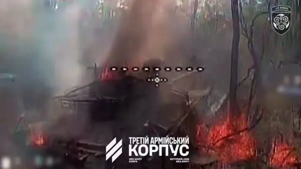 «Спалили танк, рознесли укриття»: 33 ОШП під час наступальної операції влаштував окупантам фаєр-шоу 