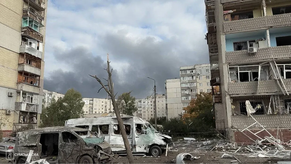 У Сумах загинув працівник підприємства, 16 людей постраждали