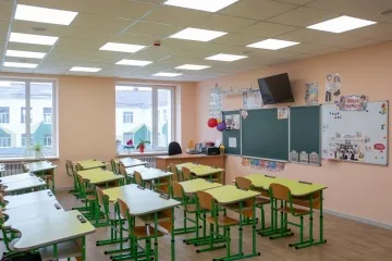У Малині на Житомирщині відновили ліцей, пошкоджений вибуховою хвилею
