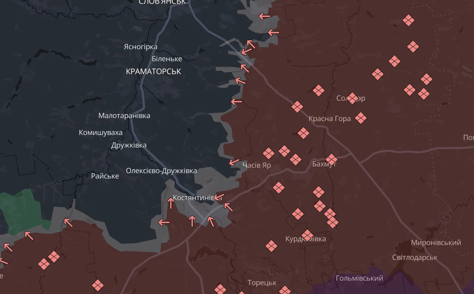 Росіяни бʼють по логістиці, ЗСУ — нищать позиції: ситуація на Костянтинівському напрямку