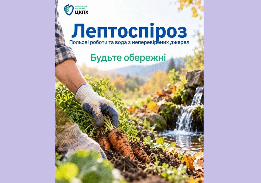 На Львівщині цьогоріч зафіксували 10 випадків лептоспірозу