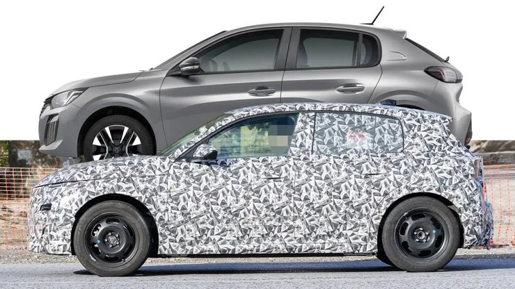 Peugeot вывел на испытания модель E-208