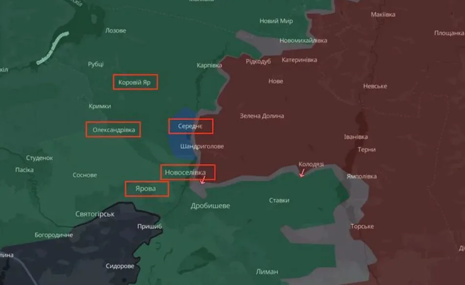 Контрнаступальні дії України біля Лимана вже можуть створювати проблеми для наступу росіян на Слов'янськ – ISW
